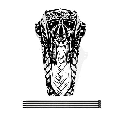 HKM-344787 Universal Mountain Bike Mudguard with Carbon Fiber Pattern Design