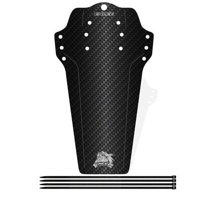 HKM-344787 Universal Mountain Bike Mudguard with Carbon Fiber Pattern Design