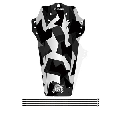 HKM-344787 Universal Mountain Bike Mudguard with Carbon Fiber Pattern Design