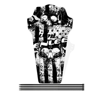 HKM-344787 Universal Mountain Bike Mudguard with Carbon Fiber Pattern Design