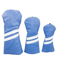 HKM-142419 Wood Rod Head Cover with Two Oblique Strips - Available in Multiple Colors and Quick Delivery