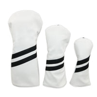 HKM-142419 Wood Rod Head Cover with Two Oblique Strips - Available in Multiple Colors and Quick Delivery