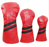 HKM-142419 Wood Rod Head Cover with Two Oblique Strips - Available in Multiple Colors and Quick Delivery