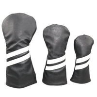 HKM-142419 Wood Rod Head Cover with Two Oblique Strips - Available in Multiple Colors and Quick Delivery