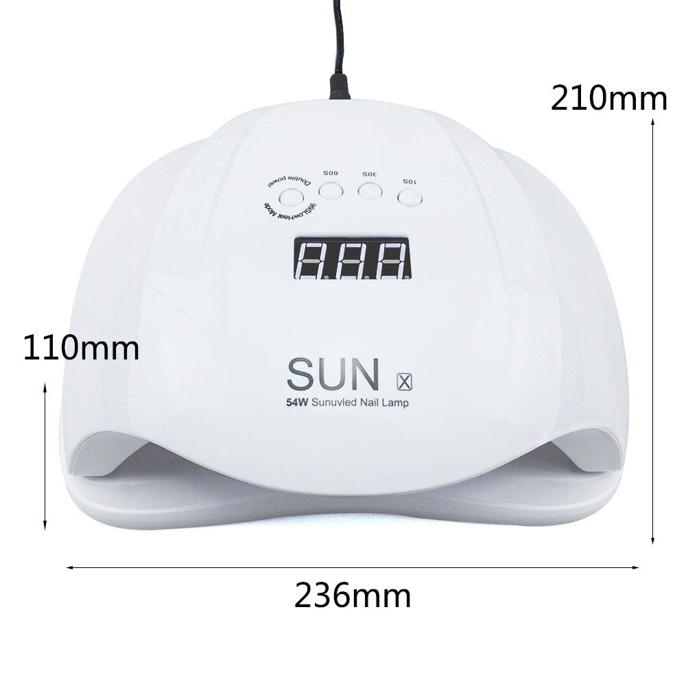 HKM-582355 54W UV/LED Nail Lamp Dryer for Quick Drying and Curing