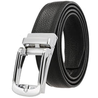 HKM-069651 Men's Genuine Leather Belt, Model LY33-23426-5, Durable & Stylish Design