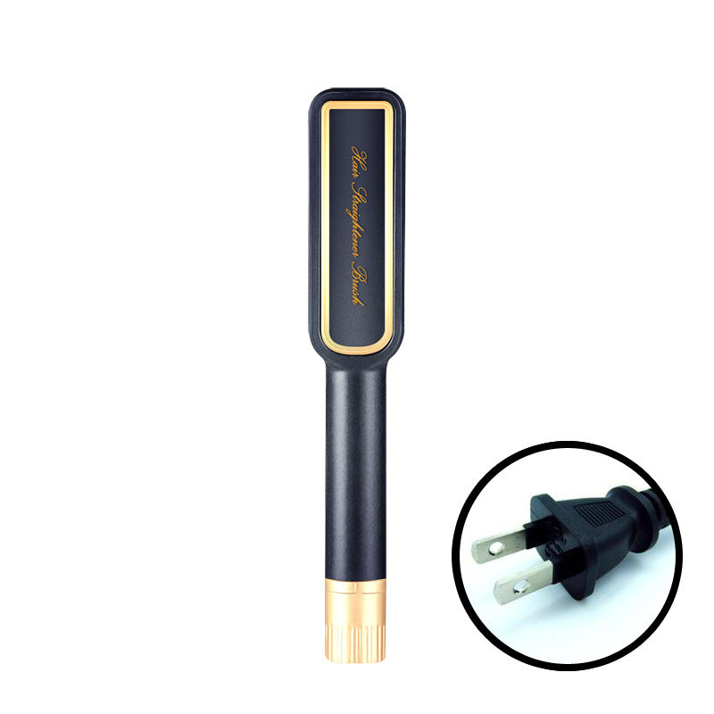 HKM-090771 Ceramic Hair Straightener with Adjustable Temperature Control for Wet and Dry Use