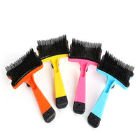 HKM-277651 Pet Cleaning and Grooming Comb for Dogs and Cats - 12.5cm Plastic Design, Multiple Colors Available