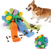 HKM-328659 Interactive Pet Sniffing Ball - Colorful Chew Toy for Enrichment and Play