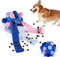 HKM-328659 Interactive Pet Sniffing Ball - Colorful Chew Toy for Enrichment and Play