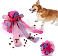 HKM-328659 Interactive Pet Sniffing Ball - Colorful Chew Toy for Enrichment and Play