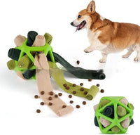 HKM-328659 Interactive Pet Sniffing Ball - Colorful Chew Toy for Enrichment and Play