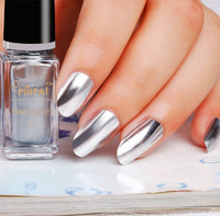 HKM-777811 Mirror Silver Nail Polish - 6ml Environmental Formula for Stunning Manicures
