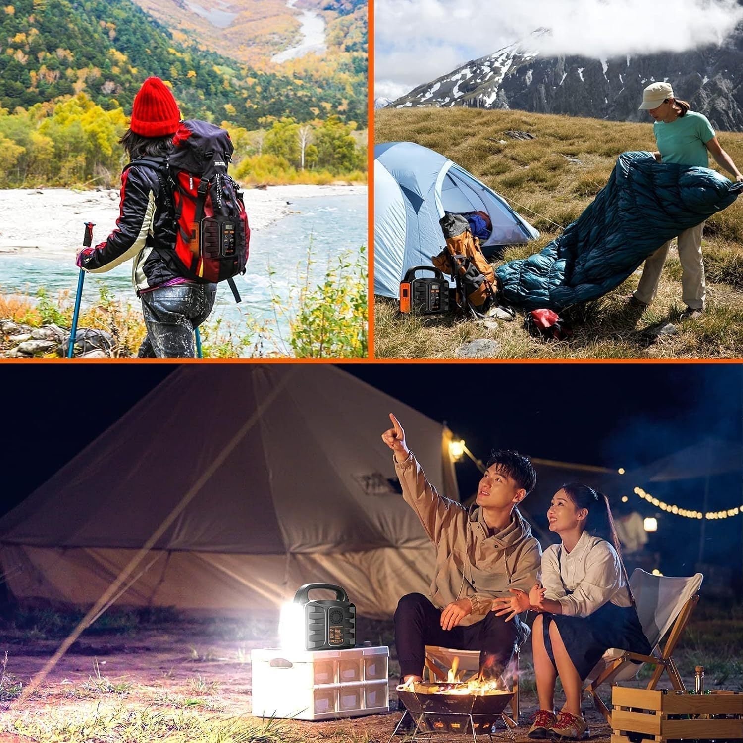 KTX-988499 150W Portable Power Station - 155Wh Lithium-Ion Battery, Multiple Output Options, Ideal for Travel, Camping, and Emergency Use