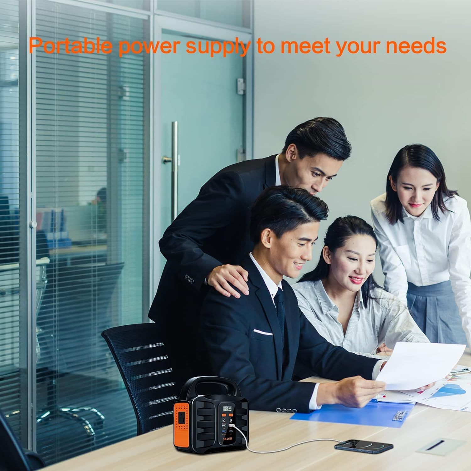 KTX-988499 150W Portable Power Station - 155Wh Lithium-Ion Battery, Multiple Output Options, Ideal for Travel, Camping, and Emergency Use