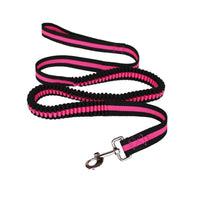 HKM-380371 Durable Nylon Pet Leash with Hand Holding Rope for Comfortable Outdoor Activities