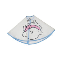 HKM-910291 Adjustable Waterproof Pet Cloak with Cartoon Print for Dog Grooming