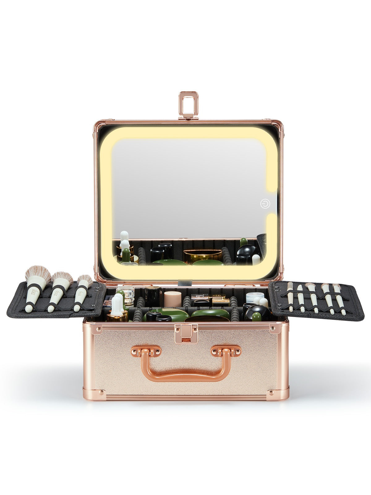 HKM-253459 Lighted Makeup Mirror with Detachable Magnetic Design and Adjustable Brightness Settings