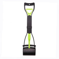 HKM-505875 Pet Toilet Picker with Long Handle - Durable Plastic Design for Easy Waste Cleanup