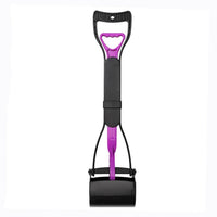 HKM-505875 Pet Toilet Picker with Long Handle - Durable Plastic Design for Easy Waste Cleanup