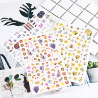 HKM-940499 Floral Nail Stickers Collection - Assorted Designs for Creative Nail Art