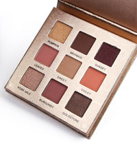 HKM-719763 Golden 9-Color Matte Eyeshadow Palette - Versatile and Vibrant Shades