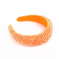 HKM-749587 Baroque Rhinestone Wide-Edged Hair Band in Multiple Colors