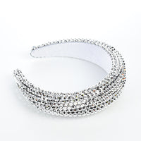 HKM-749587 Baroque Rhinestone Wide-Edged Hair Band in Multiple Colors