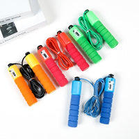 HKM-593107 Adjustable Fitness Skipping Rope with Counting Function for Adults