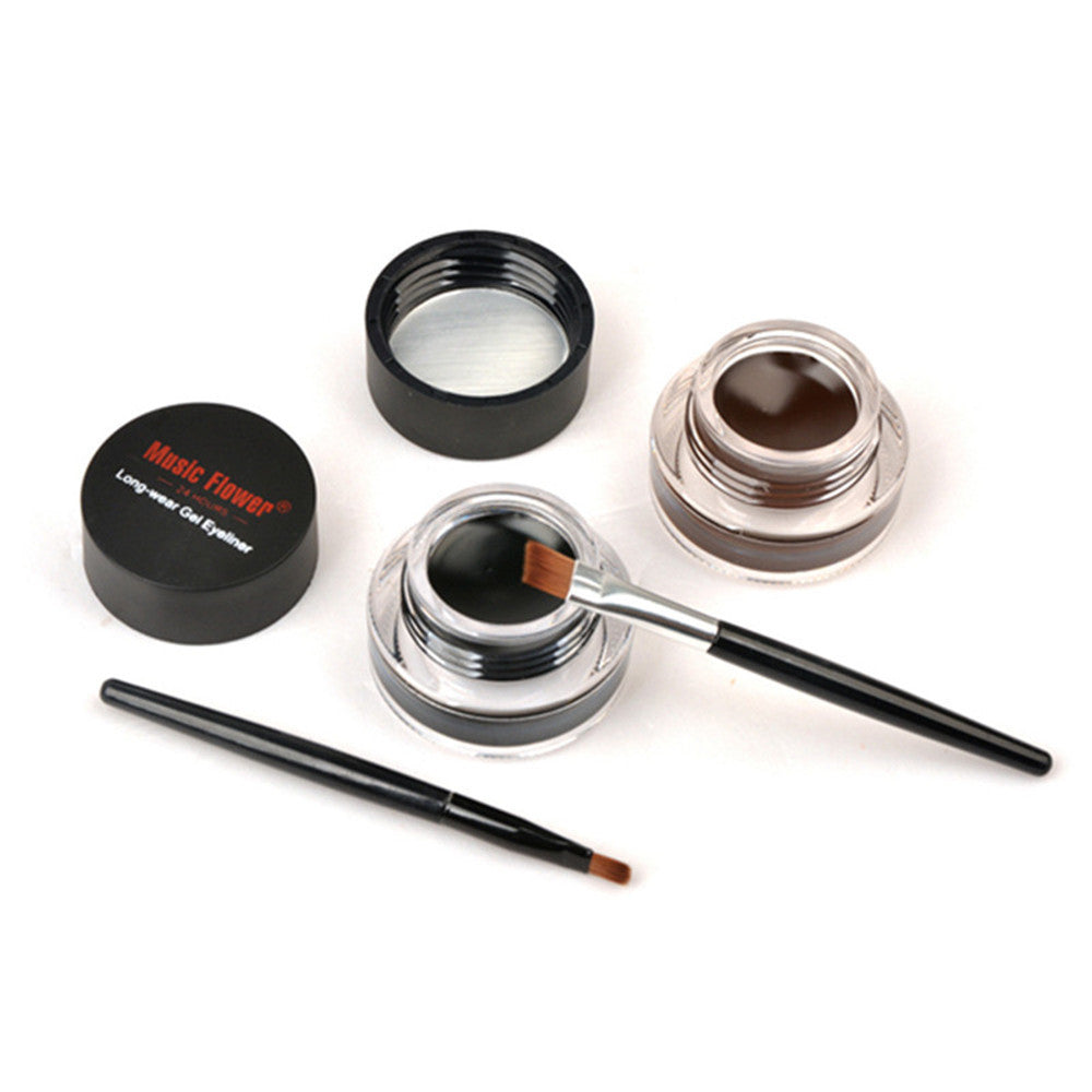 HKM-522003 Dual-Color Eyeliner in Black and Brown for Effortless Definition