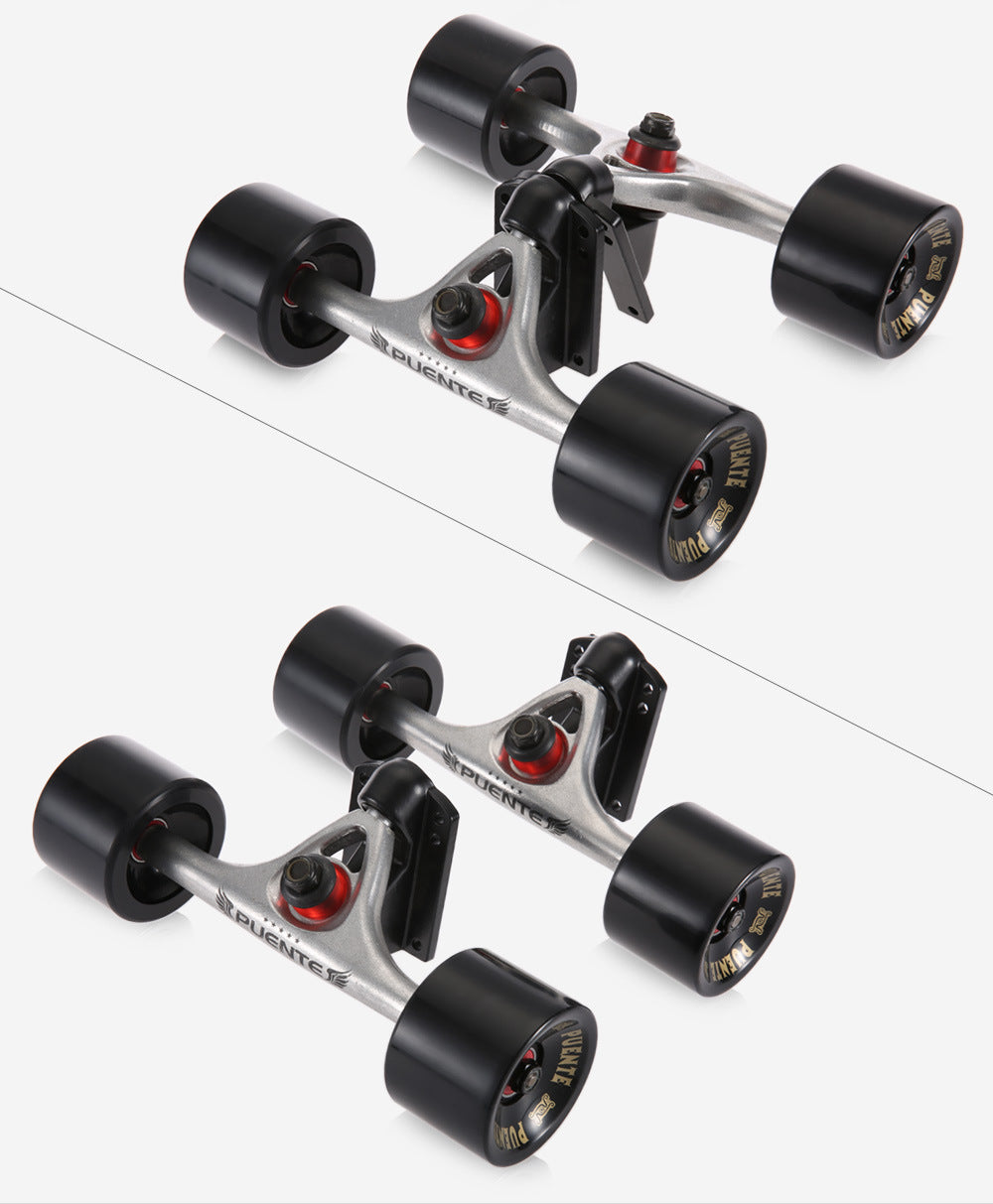 HKM-395347 Skateboard Wheel Bracket Bridge - 70mm x 51mm Compatible Accessory