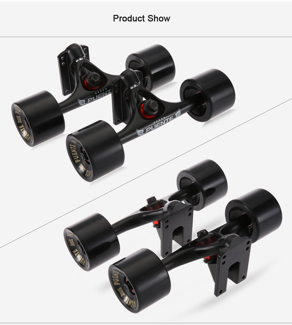 HKM-395347 Skateboard Wheel Bracket Bridge - 70mm x 51mm Compatible Accessory