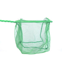HKM-565907 Telescopic Fishing Net for Aquarium - Round & Square Sizes Available 3-12 Inches, Green