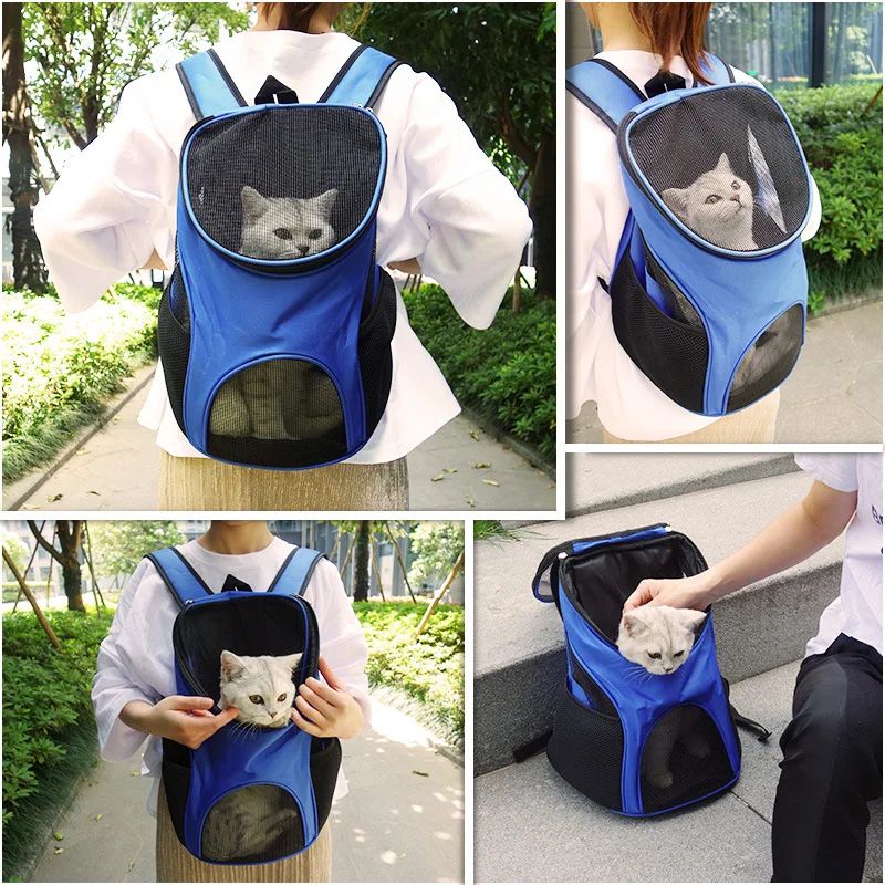 HKM-084115 Lightweight Breathable Dog Carrier Backpack for Small Breeds - Ideal for Outdoor Adventures