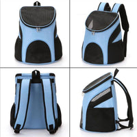 HKM-084115 Lightweight Breathable Dog Carrier Backpack for Small Breeds - Ideal for Outdoor Adventures