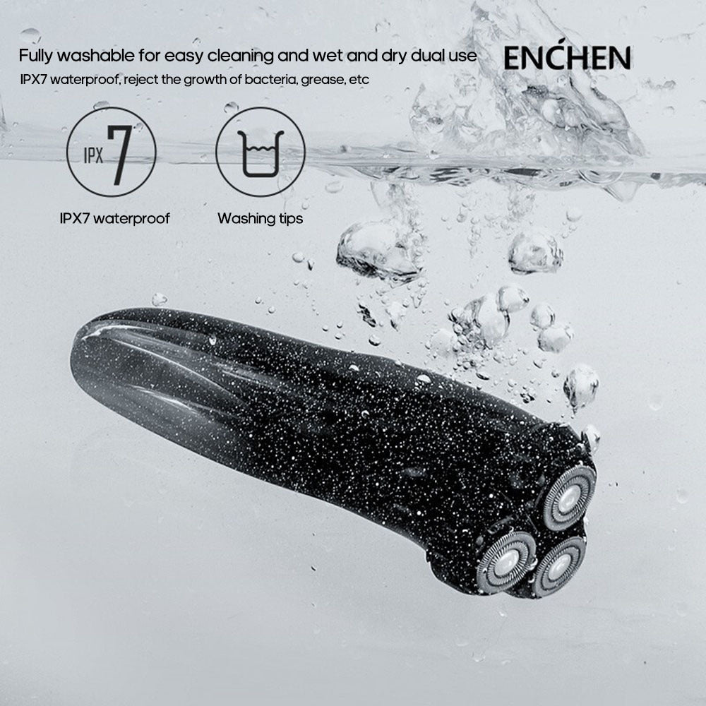 HKM-790739 Rechargeable Electric Shaver with USB Charging and 150 Minutes of Runtime
