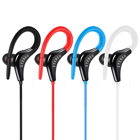 KTX-967507 Super Bass Earhook Headphones with Microphone for Sports and Mobile Devices
