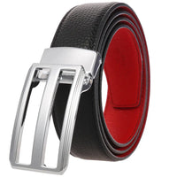 HKM-114771 Soft Cowhide Leather Casual Punch Belt - Model LY35-0302-5