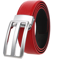 HKM-114771 Soft Cowhide Leather Casual Punch Belt - Model LY35-0302-5