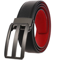 HKM-114771 Soft Cowhide Leather Casual Punch Belt - Model LY35-0302-5