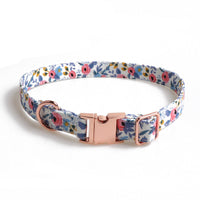 HKM-913235 Pet Collar with Metal Buckle and Bow - Adjustable, Various Colors & Traction Rope Included