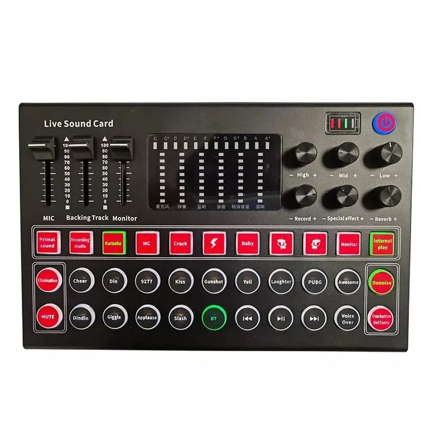 KTX-391763 USB Sound Card Adapter for Microphones and Headsets - Compatible with PCs and Phones