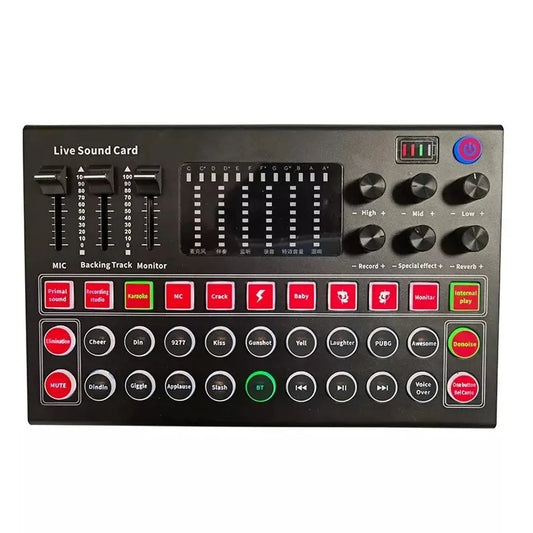 KTX-391763 USB Sound Card Adapter for Microphones and Headsets - Compatible with PCs and Phones