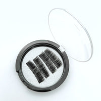 HKM-828435 Glue-Free Magnetic Eyelashes - Light, Soft, and Naturally Curled False Lashes (Two Pairs)