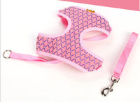 HKM-194131 Breathable Mesh Dog Leash with Flash Diamond Nylon for Comfortable Walks