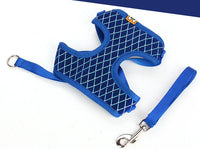 HKM-194131 Breathable Mesh Dog Leash with Flash Diamond Nylon for Comfortable Walks