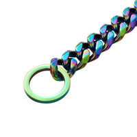 HKM-156115 Stainless Steel Titanium Steel Color Plating Pet Dog Chain - Various Sizes Available