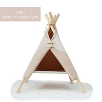 HKM-810259 Stylish Cloth Cat and Dog Tent Bed Frame - Cozy Pet Nest in Multiple Colors
