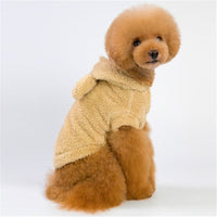 HKM-729811 Cozy Cotton Dog Coat in Gray, Pink, and Apricot ¨C Multiple Sizes Available