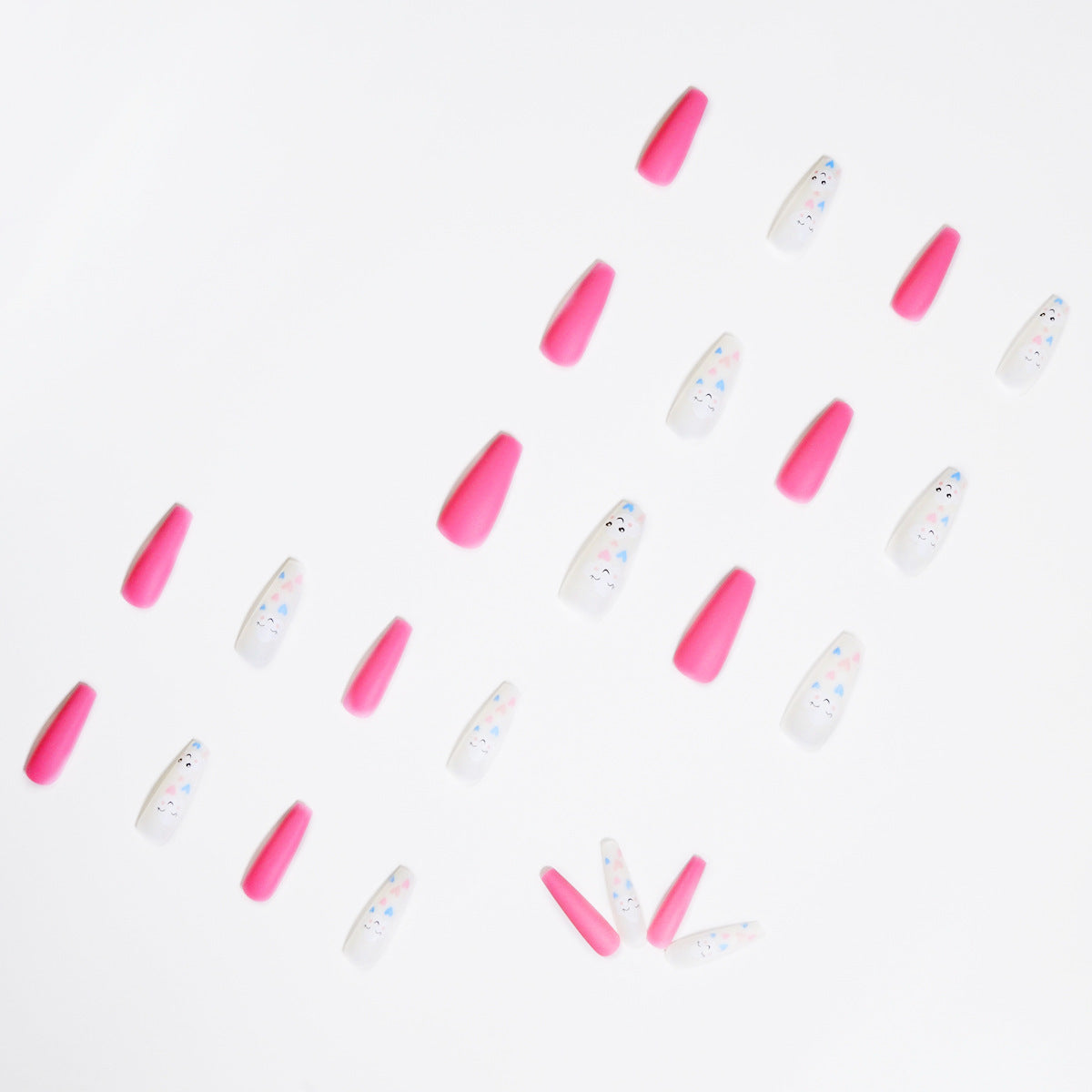 HKM-360723 Cloud Smile Nail Art Patches - Unique Design for Easy Nail Decoration